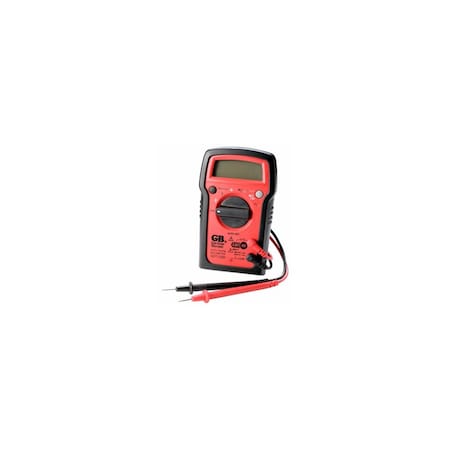 Gb Multimeter, 500 VAC, 600 VDC, 20 MOhm, Digital, LCD Display, Red GDT-3200