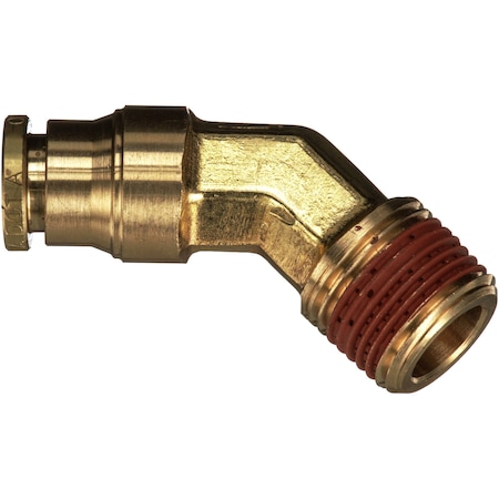 Gates Air Brake To Male Pipe - 45 Surelok G31102-0608