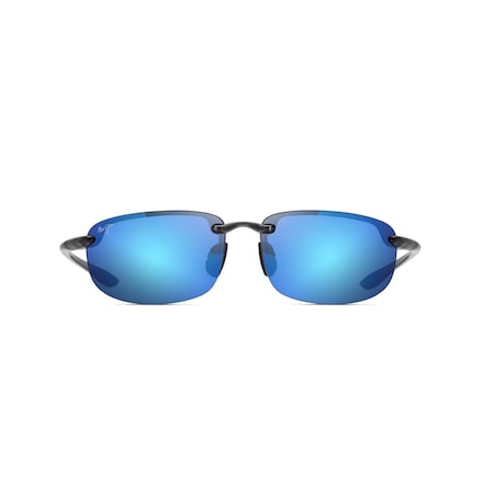 Maui Jim Ho'okipa Unisex Smoke Gray Frame Blue Hawaii Lens Polarized Sunglasses 6.03429E+11