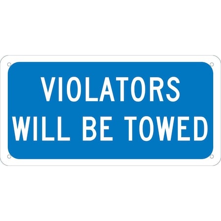 Nmc Violators Will Be Towed Ada Plaque, TMAS10G TMAS10G