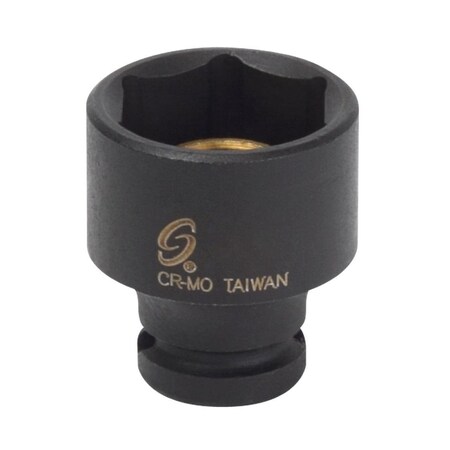Sunex 1/4 in Drive 12Mm Magnetic Impact Socket 812MMG