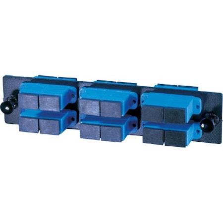 Ortronics 6 PORT PANEL SC DUPLEX SM, LOADED FOR FC SERIES ENCL OFP-SCD12AC
