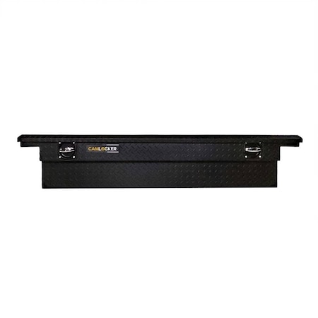 Camlocker Crossover Low Profile, Single Lid, Diamond Tread, Matte Black, Aluminum, 70 Inch Length x 20 S70LP_MB