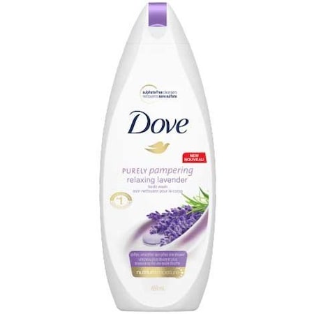 Dove Purely Pampering Relaxing Lavender Body Wash, 22 Ounce, 4PK 67510541