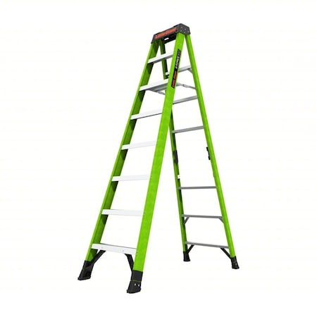 Little Giant Ladders A-Frame Stepladder, Fiberglass, 8 ft, 12.3 ft 15798-001