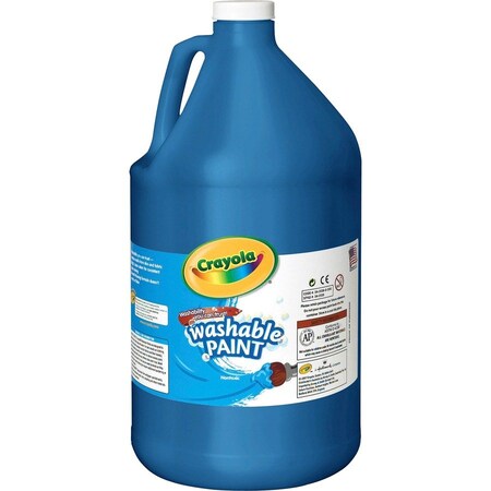 Crayola Washable Paint, 1 gal, Blue 542128042