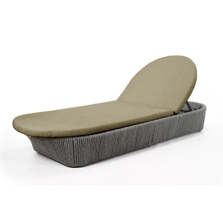 Skyline Design Boston Chaise Lounger with Sunbrella Cushion 24163-LGFRD-CUSH/SU-722