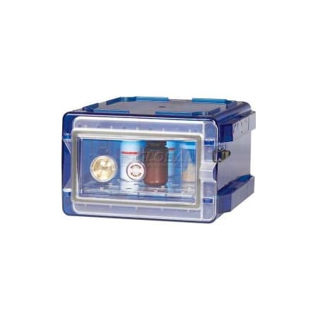 Bel-Art Bel-Art Secador 1.0 Vertical Desiccator Cabinet 420710007, 0.7 Cu. Ft., Blue with Clear Door 420710007