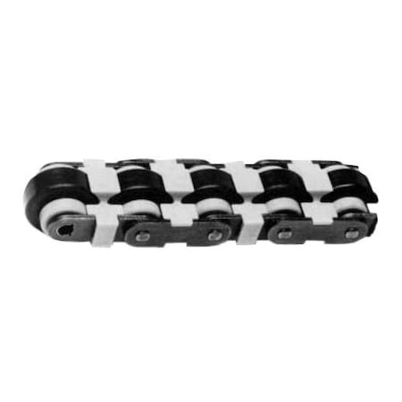 Tsubaki Double Pitchlus Conveyor chain, 10 ft OAL, 1-1/2 in Pitch, 7/8 Dia, 1/8 in THK Plate C2060VRSC