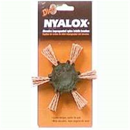 Dico 541-782-4 4 In. Medium Nyalox Flap Brush Orange 5794482