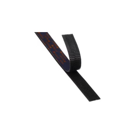 3M Hook-and-Loop Fastener, Acrylic, 1 in, 1 in W, Black, 100 PK SJ3550CF