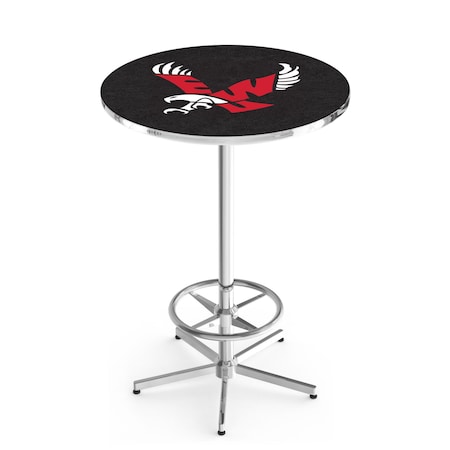 Holland Bar Stool Co 42" Chrome Eastern Washington Pub Table, 36" dia. Top L216C4236EastWA