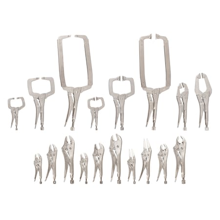 Tekton Locking Pliers and Clamps Set 18-Piece PLK90005