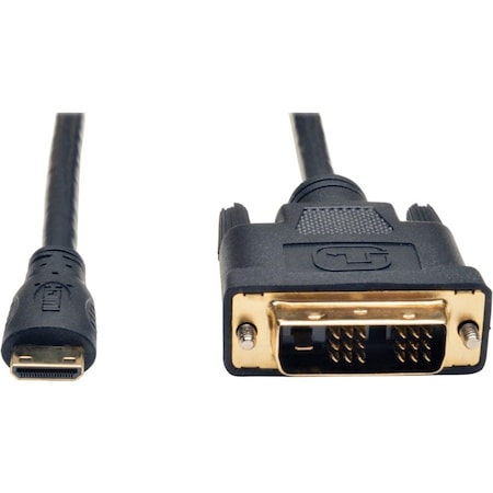 Tripp Lite Mini HDMI to DVI Cable, DVI-D M/M, 10ft P566-010-MINI