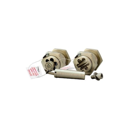 Patton Waveguide Filter with removable plug for pre-terminated fibers, 27 GHz Cutoff, 6 bore WGF-6