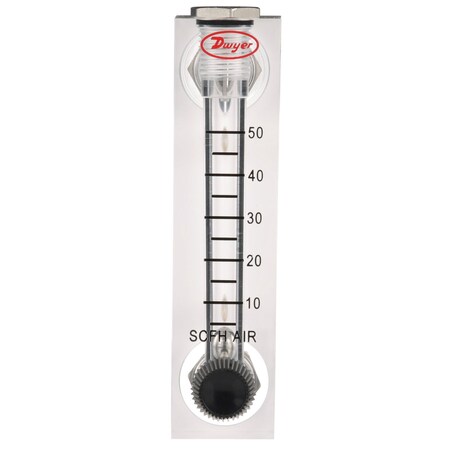 Dwyer Instruments 5-50 SCFH AIR VFA-7-EC-SS