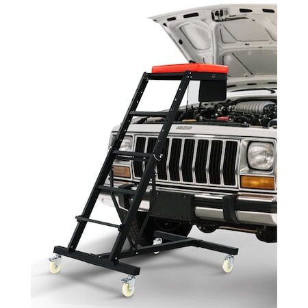 Vevor Automotive Topside Creeper 400LBS Adjustable Height Movable with 4 Wheels I-B