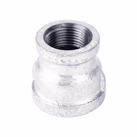 Stz Industries 1/2 in. FIP each X 1/8 in. D FIP Galvanized Malleable Iron Reducing Coupling 501850