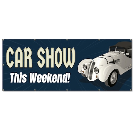 Signmission Car Show, 48 Inch, Banner B-120-30352