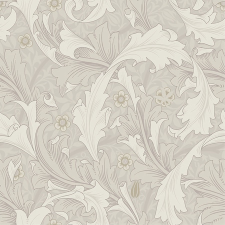 A-Street Prints Granville White Leafy Vine Wallpaper 4153-82011