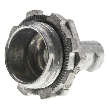 Bridgeport Screw-In Connector 1 in, Connector, Zinc, Unfinished 521-DC2
