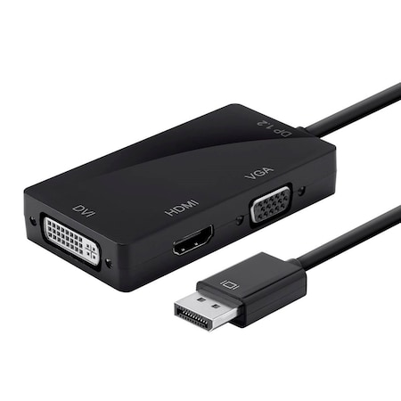 Monoprice Dp 1.2A To HDMI, Dvi, Vga Passive Adaptr 12802