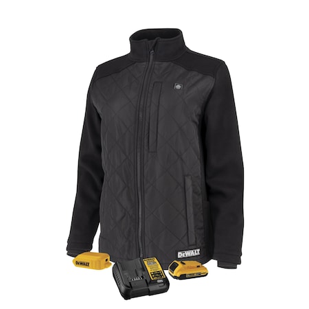 Dewalt Jacket, Heated, Black, L DCHJ102BD1-L