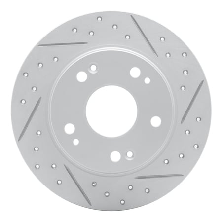 Dynamic Friction Co DFC Geoperformance Rotor - Drilled and Slotted 830-59029R
