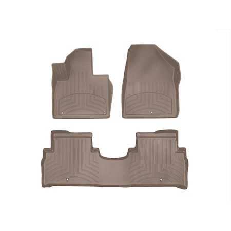 Weathertech Tan, Front and Rear FloorLiner HP 45770-1-2IM