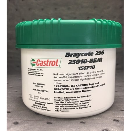 Castrol Braycote 296 , 1lb Robotics Grease 156F1B