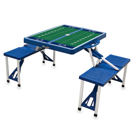 Picnic Time Family Of Brands Penn State Nittany Lions - Football Field - Picnic Table Portable Folding Table 811-00-139-495-0