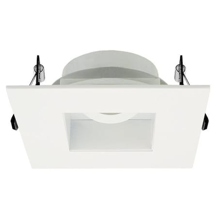 Elco Lighting Pex 4in Canless Square Adjustable Baffle, Black EKCL4282W