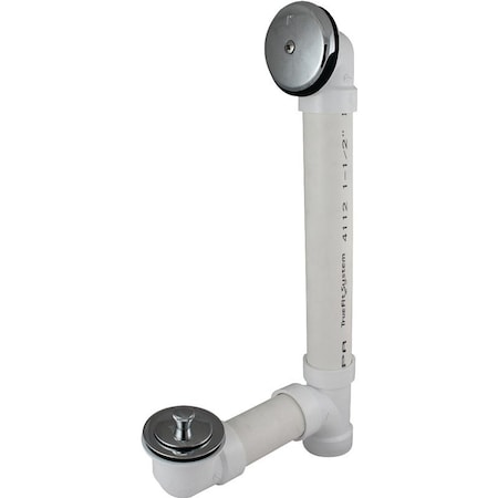 Plumb Pak Plumb Pak 620LAPVC Bath Drain Assembly, PVC, Chrome 620LAPVC