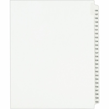 Avery Dividers, Legl, Sdtab, 126-150 25PK AVE01335