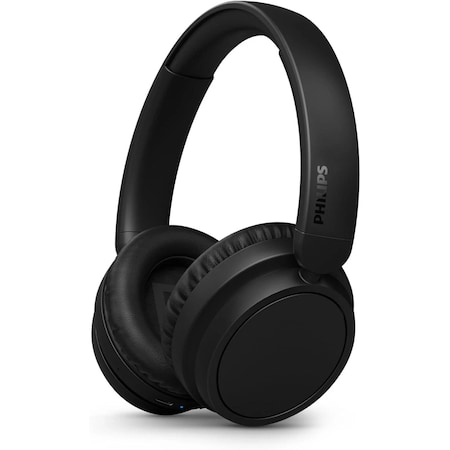 Signify H5209 Wireless Headphones, Dynamic Bass 65 H Battery Life Fast Charge TAH5209BK/00