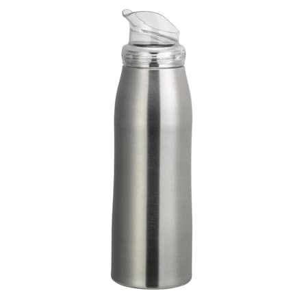 Service Ideas VersaVac Bottle, Stainless Vacuum, Small Lid, 1 Liter, Brushed VV10SSSM