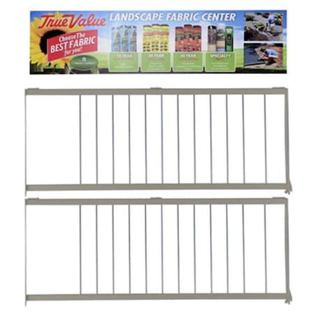 Master Gardner VLSFR-TV 20 x 4 in. Vertical Gondola Landscape Fabric Display Rack 191943