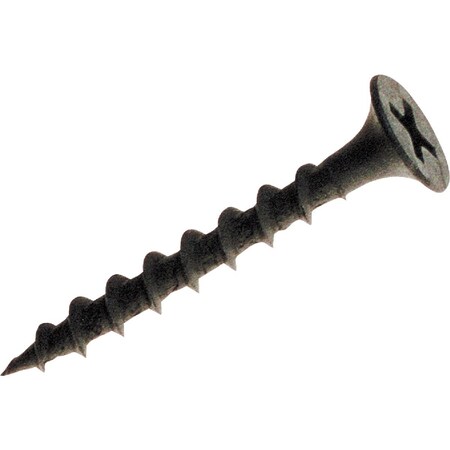 Do It Best No.6x1-1/4 Coarse Thread Black Phosphate Drywall Screw, 8000 Ct. DIB701335