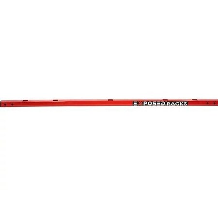 Exposed Rack 48 Length With Offset Holes Red Single 8-00-9752-RD