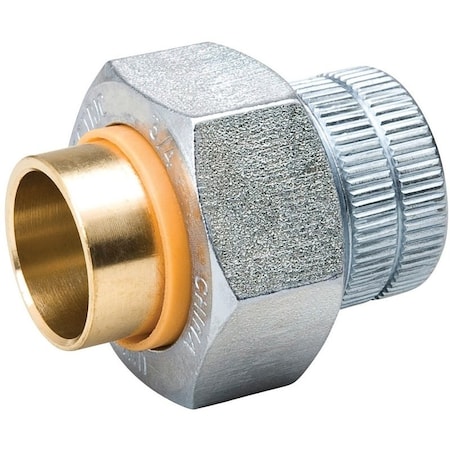 B & K Pipe Union, 34 in, FIP x Sweat, Brass, 250 psi Pressure 168-004NL