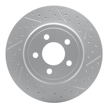 Dynamic Friction Co DFC Geoperformance Rotor - Drilled and Slotted 830-32018R