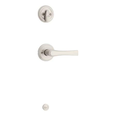 Kwikset Katella Lever Interior Single Cylinder Handleset Trim for Both 800 and 687 Series 966KAL-15.UNIV