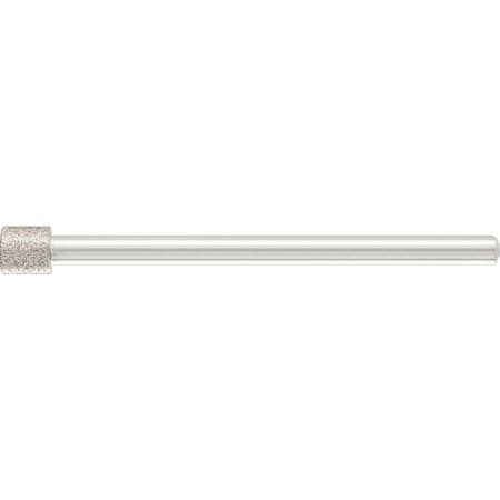 Pferd Diamond Mounted Point, 3/16in x 3/16in, Grit D126, 1/8in shank 53007