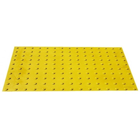 Ada Solutions ADA Cast-In-Place Truncated Dome 2' x 4' Federal Yellow 2448IDPAV2Y