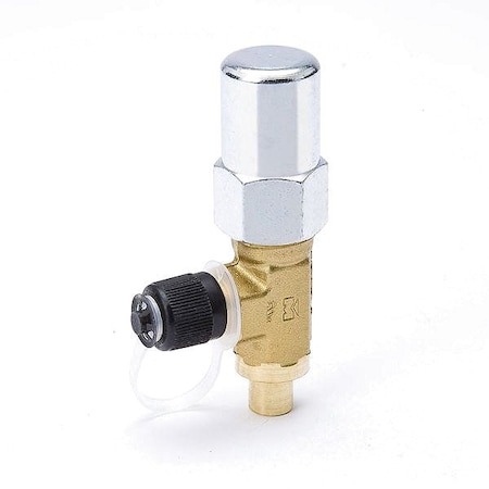 Mueller Industries Angled Packed Line Valve, Packing, Brass A 17503