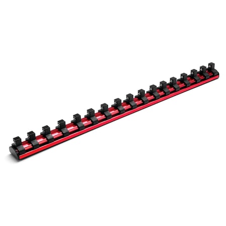 Performance Tool 3/8 in. Dr. Magnetic Socket Rail, Magnetic, 17 Socket Capacity, Foam W38003