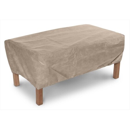 Koverroos III Ottoman-Small Table Cover- Taupe - 25 L x 32 W x 20 H in. 39917