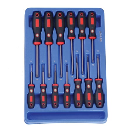 Genius Tools 13 pc. Star Screwdriver Set MS-013T