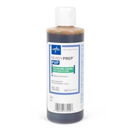 Medline Povidone Iodine Prep Solution, 4 oz. MDS093944H