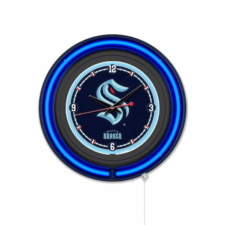 Holland Bar Stool Seattle Kraken 15 Double Neon Wall Clock Clk15BK